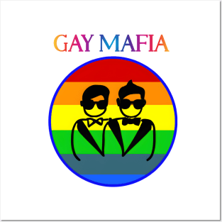 Gay Mafia - LGTBQ Crest Posters and Art